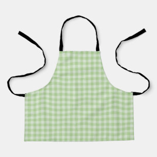 Green Chequerboard Pattern Apron