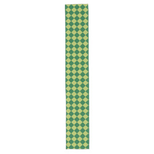 Green Chequerboard Tablecloth