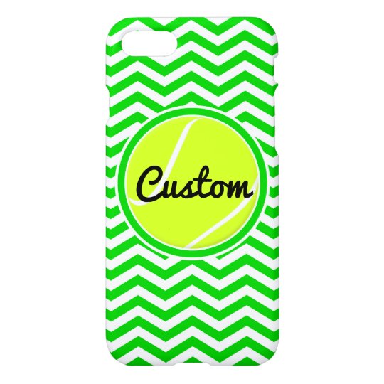 Green Chevron Custom Tennis iPhone 7 Case