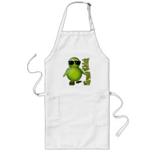 Green Chick Long Apron