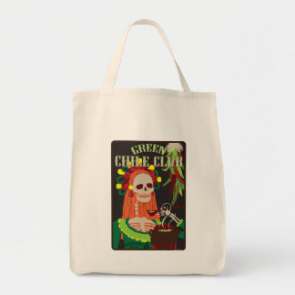 green chile club tote bag