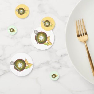 Green Chilli Verde Chili Cookoff Cook-Off Food Confetti