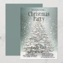 Green Christmas Tree Colourful Ornaments White Sno