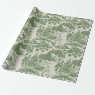 Green Christmas Winter Wonderland   MEDIUM Wrapping Paper