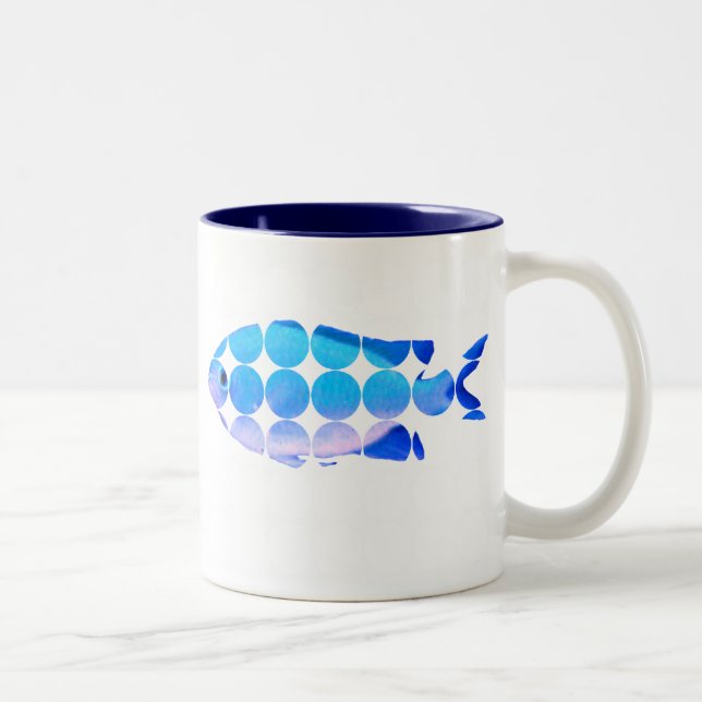 Green Chromis Big Dot Photo Mug (Right)