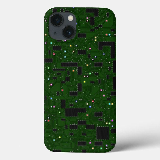 Green Circuit Board Case-Mate iPhone Case (Back)