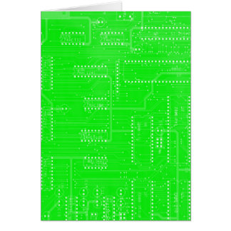 Green Circuit Board Cyber Industrial EBM Techno