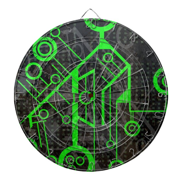 Green Circuit Dartboard (Front)