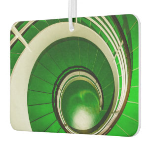 Green Circular Stairway Air Freshener