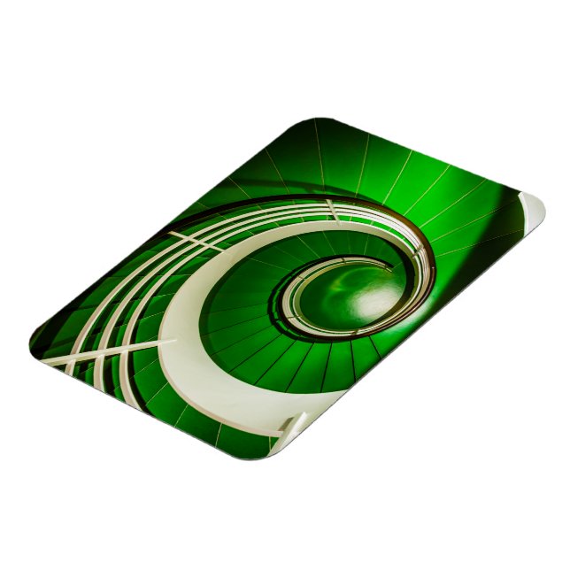 Green Circular Stairway Magnet (Left Side)