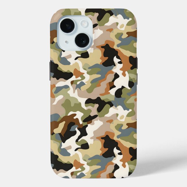 Green Classic Camouflage  Case-Mate iPhone Case (Back)