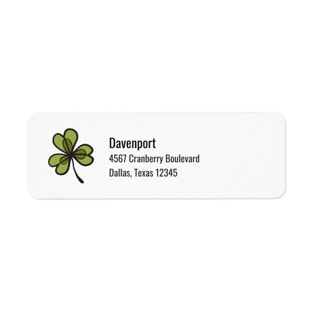 Green Clover Leaf (Front)