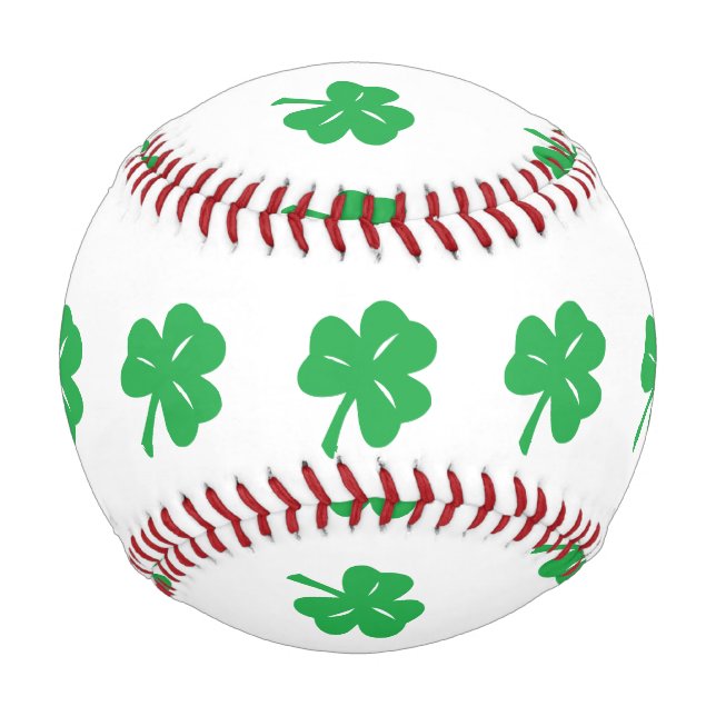 Green Clover Leaf Baseball (Front)