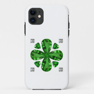Green Clover Pattern iPhone 11 Case