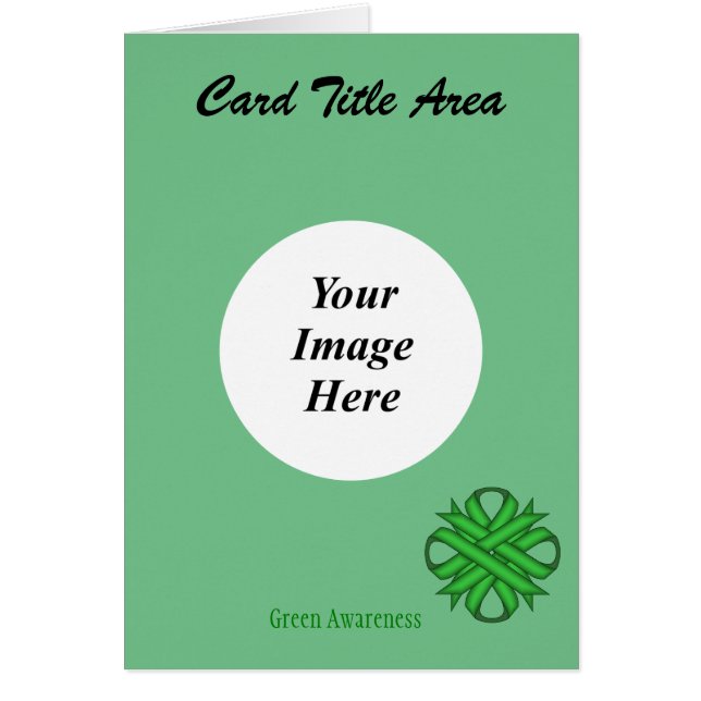Green Clover Ribbon Template by Kenneth Yoncich (Front)