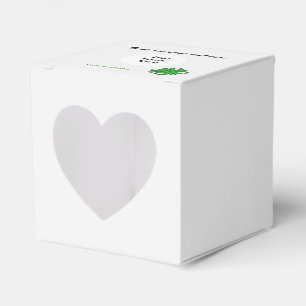 Green Clover Ribbon Template by Kenneth Yoncich Favor Box