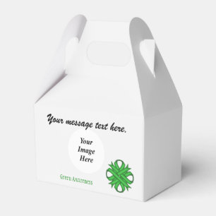 Green Clover Ribbon Template by Kenneth Yoncich Favor Box