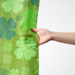 Green Clovers, Lucky Clovers, Saint Patrick's Day Scarf<br><div class="desc">Cute,  fun and adorable pattern with green clovers. Modern and trendy gift,  perfect for Saint Patrick's Day.</div>