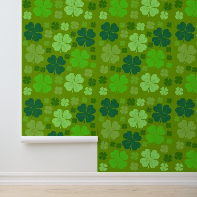 Green Clovers, Lucky Clovers, Saint Patrick's Day Wallpaper (Application)