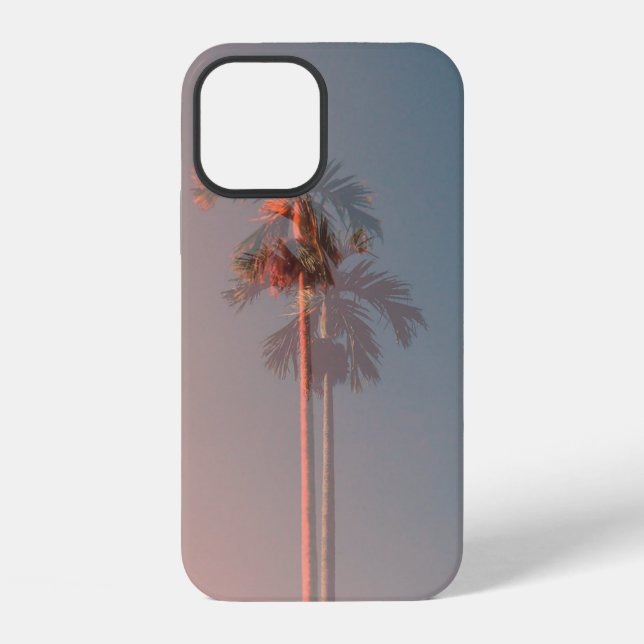 Green coconut tree iPhone case (Back)
