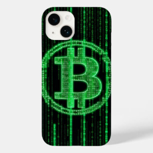Green Codes Bitcoin Case-Mate iPhone 14 Case
