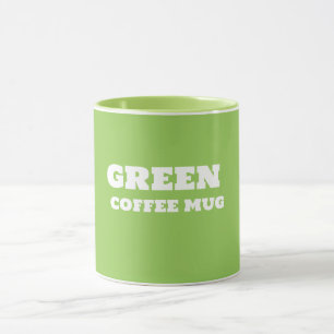 GREEN COFFEE MUG