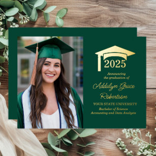 Green College University Photo Graduation