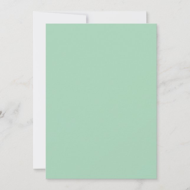 Green Color Invitation (Front)