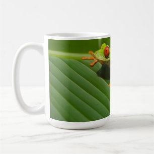Green Colorful Jungle Tree Frog Coffee Mug