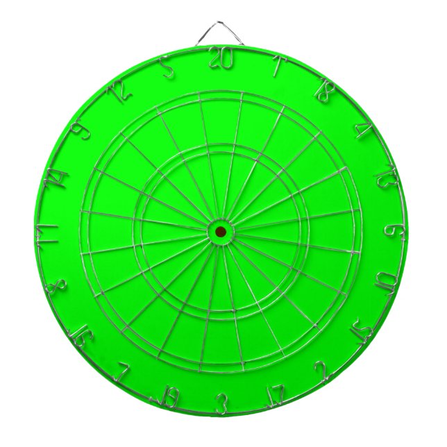 Green Colour Customized Designer Dartboard (Front)