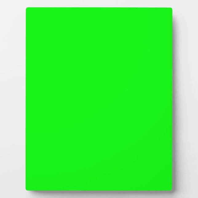 Green Colour Customized Designer Plaque (Front)