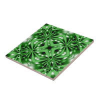 Green Colour Gradient Filled Perspective Drawing