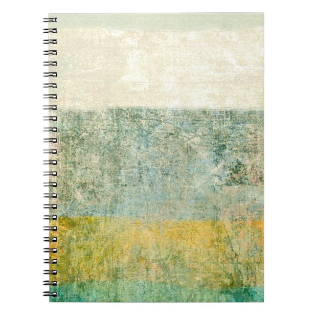Green Colourful Paper Design Notebook (Front)