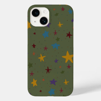 Green Colourful Star Phone Case