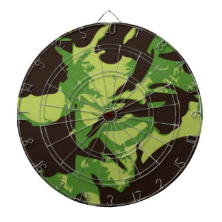 Green Combat Pattern Dartboard