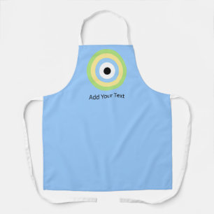 Green Combination Bullseye by Shirley Taylor Apron