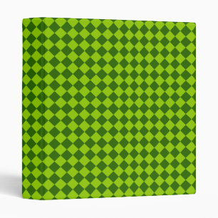 Green Combination Diamond Pattern by STaylor Binder