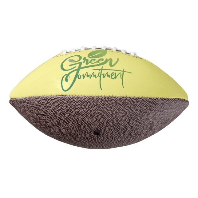Green Commitment  Football (Rotated 270)