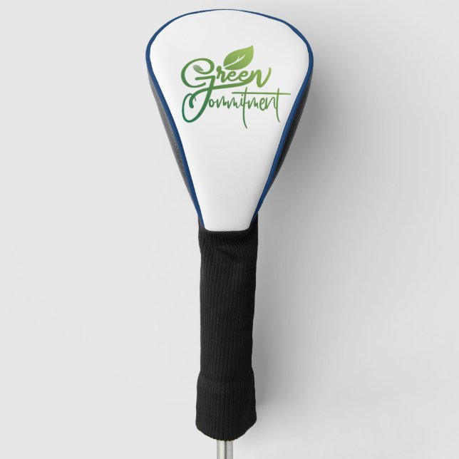 Green Commitment  Golf Head Cover (Front)