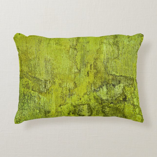 Green concreteabstract, art, home decor, backgroun accent pillow (Front)
