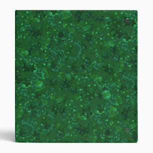 Green, confetti, glitter binder