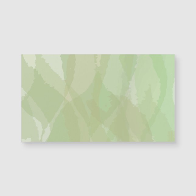 Green, cool, trendy watercolor abstract pattern (Front)