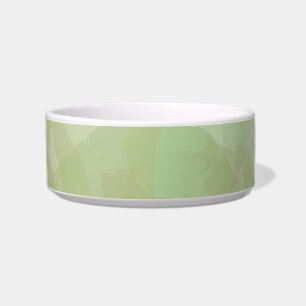 Green, cool, trendy watercolor abstract pattern bowl