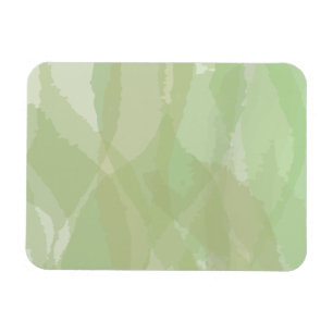Green, cool, trendy watercolor abstract pattern magnet