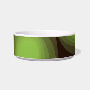 Green, cool, unique, trendy, urban flower abstract bowl