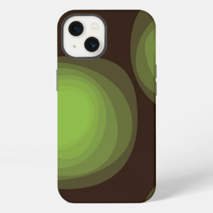 Green, cool, unique, trendy, urban flower abstract iPhone 13 case