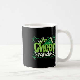 Green Coquette Pom Poms Bow Cheer Grandma G-ma Che Coffee Mug