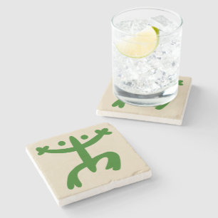 Green Coqui Stone Coaster