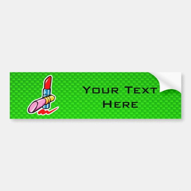 Green Cosmetics Bumper Sticker (Front)