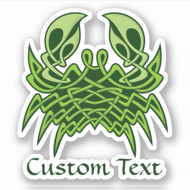 Green Crab Celtic Knot (Front)